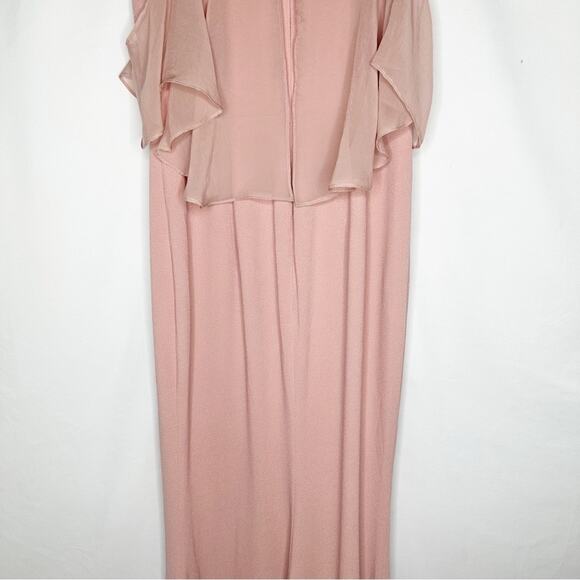 DRESS THE POPULATION Pink Maxi Dress NWT in Medium - Picture 6 of 8